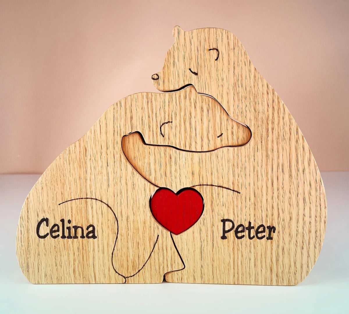 Personalized Wooden Family Puzzle: Unique and Timeless Keepsake 