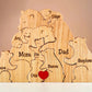 Personalized Wooden Family Puzzle: Unique and Timeless Keepsake 